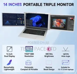 Portable Monitor Extender, Triple Screen Display
