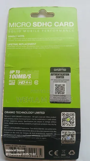 Oraimo 16gb Memory Card