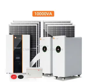 5kw,10kw,17.5kw,25kw Off-Grid Complete Solar Home Power System