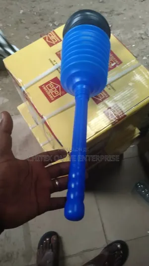 Bellows Accordion Toilet Plunger.