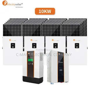 Complete Home 5kva-15kva Solar Energy System With Accessories Panel Ba