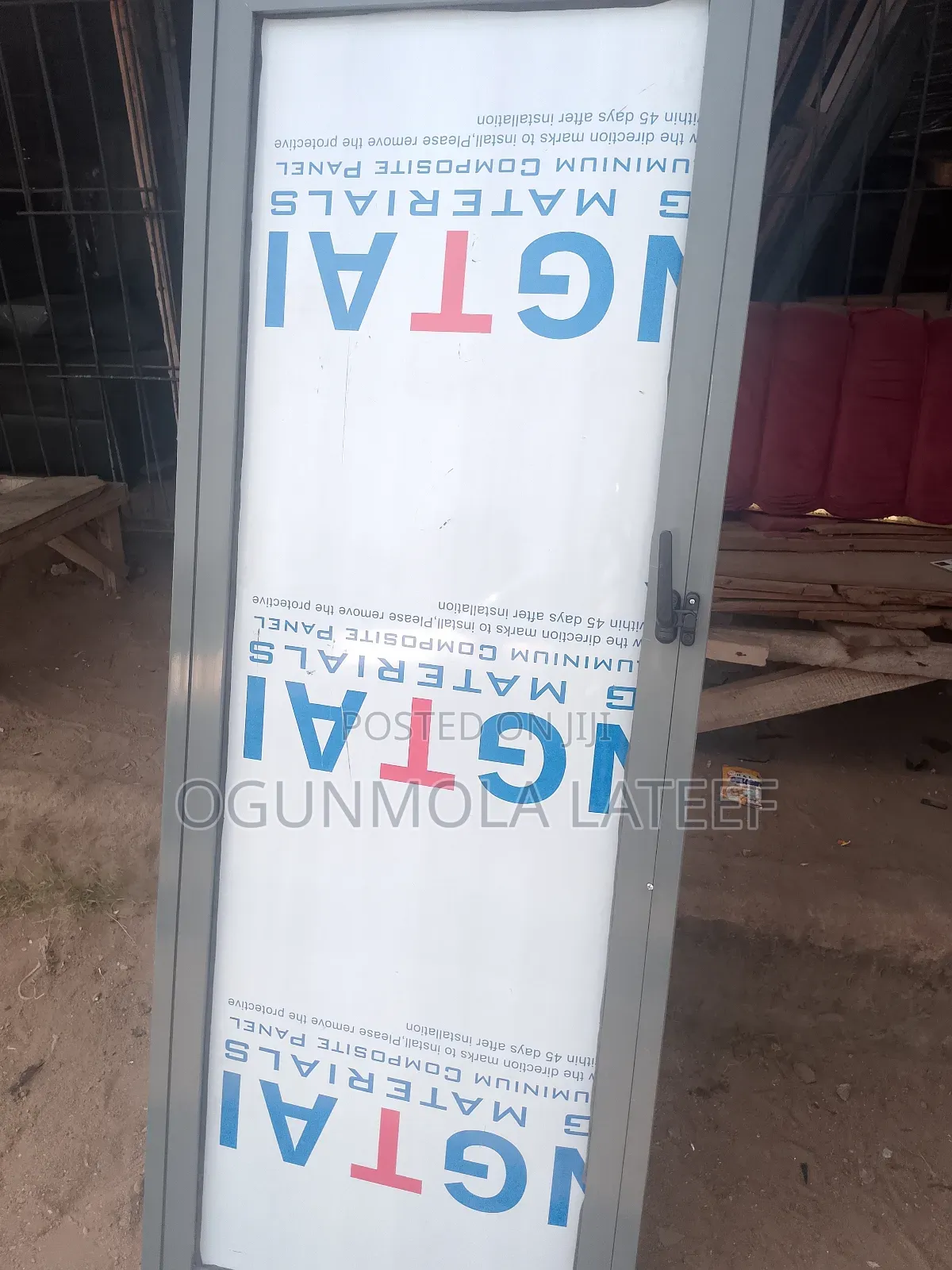 Aluminum Bathroom Door