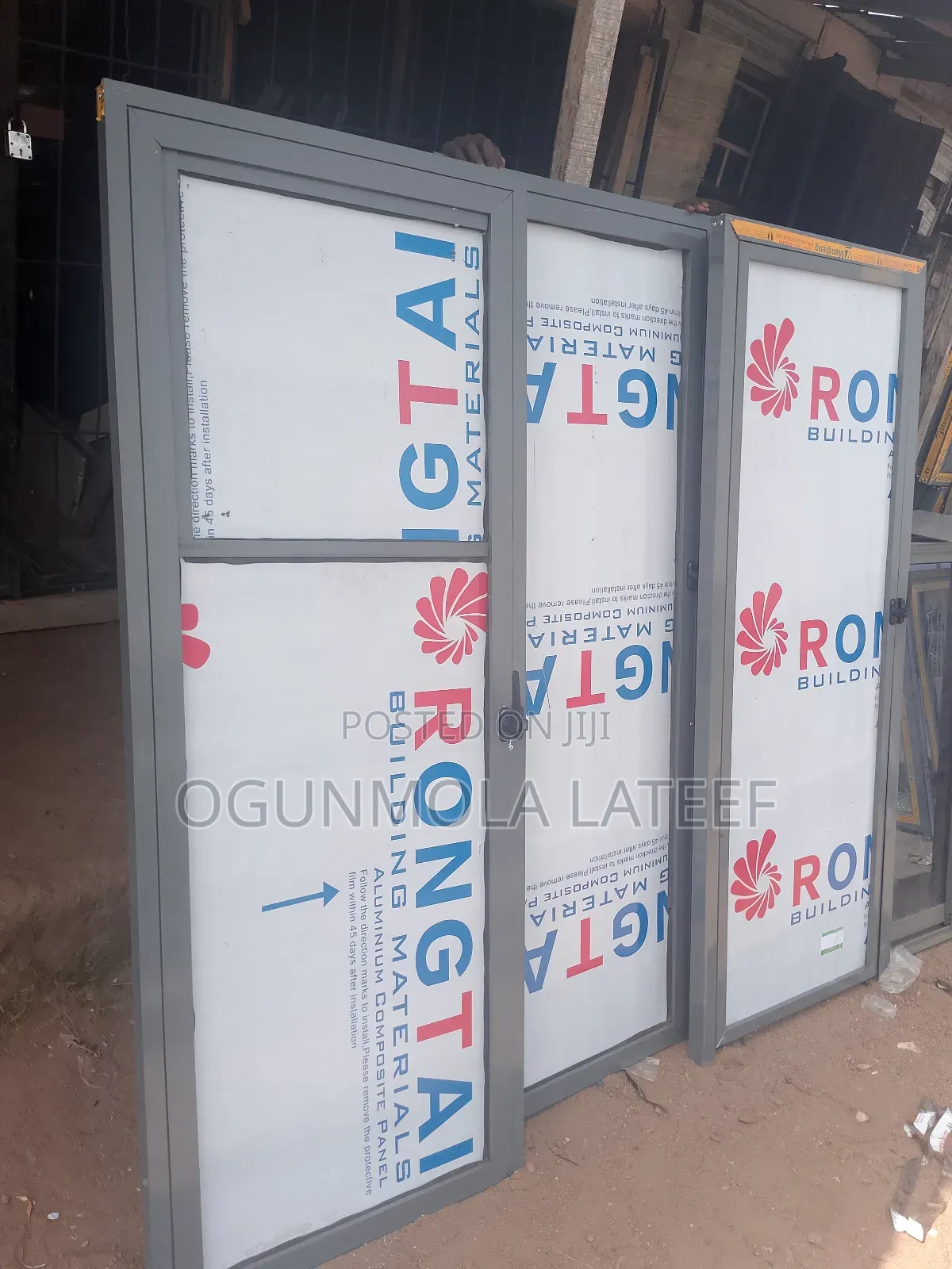 Aluminum Bathroom Door