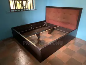 Bed Frame | 6 by 6 | Family Size | Quality Wood | Free Mattress