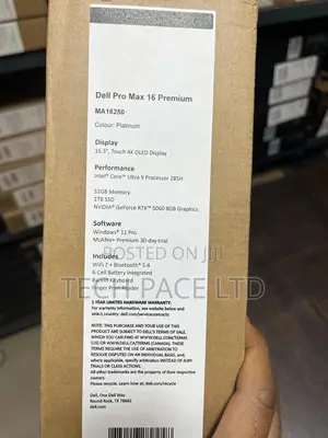New Laptop Dell Pro Max 16 32GB Intel Core Ultra 9 SSD 1T