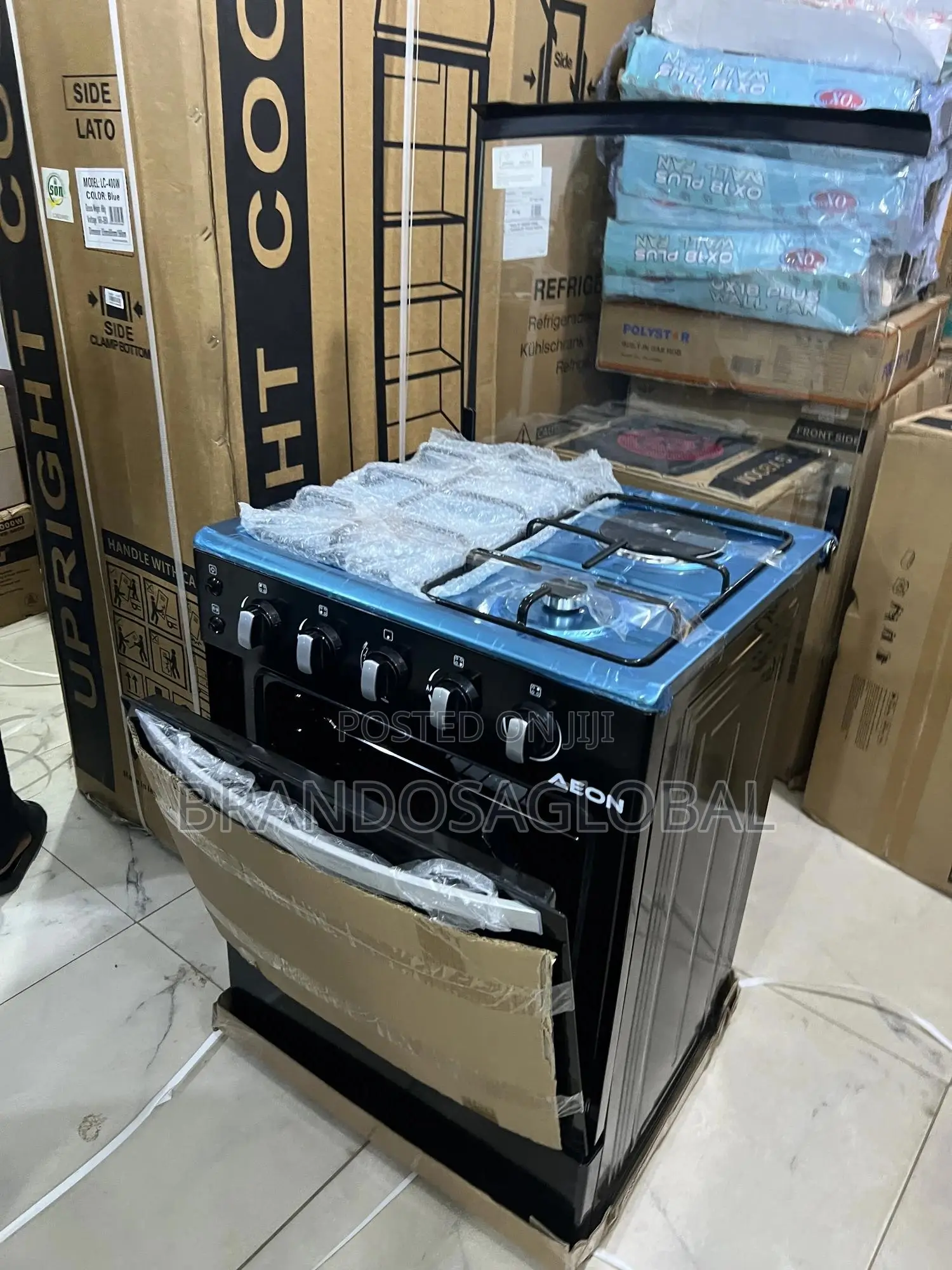 Aeon 3+1 Gas Cooker 60x60 With Solid Build Quality