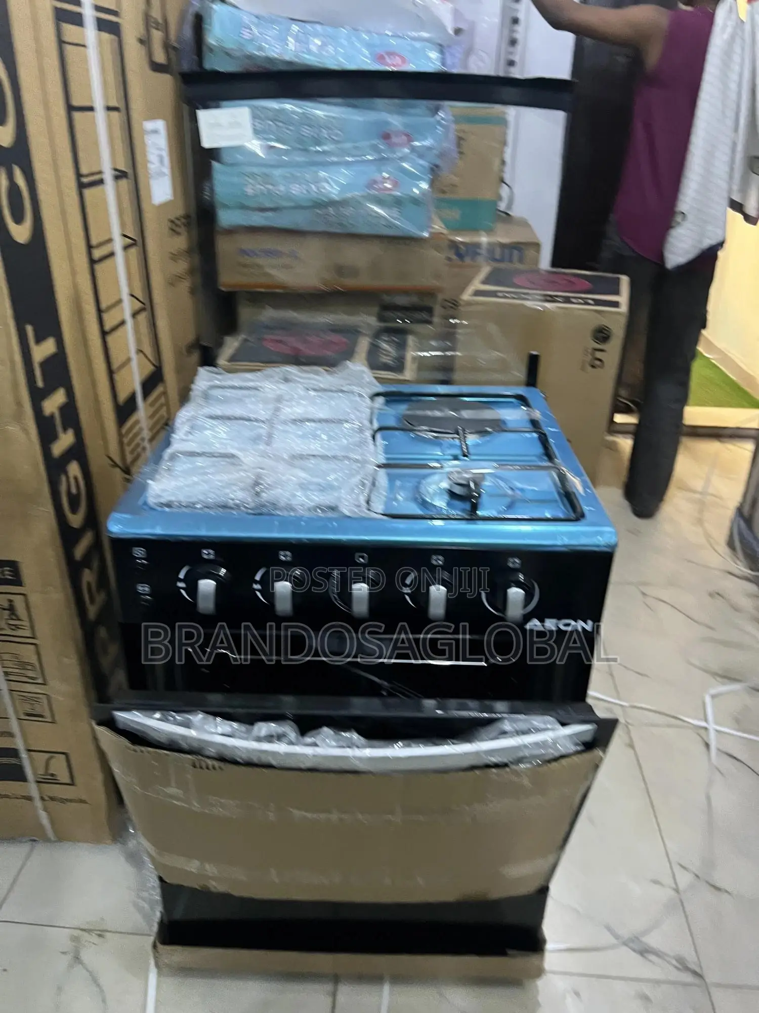 Aeon 3+1 Standing Cooker With Gas Saving Burners Agc6031r