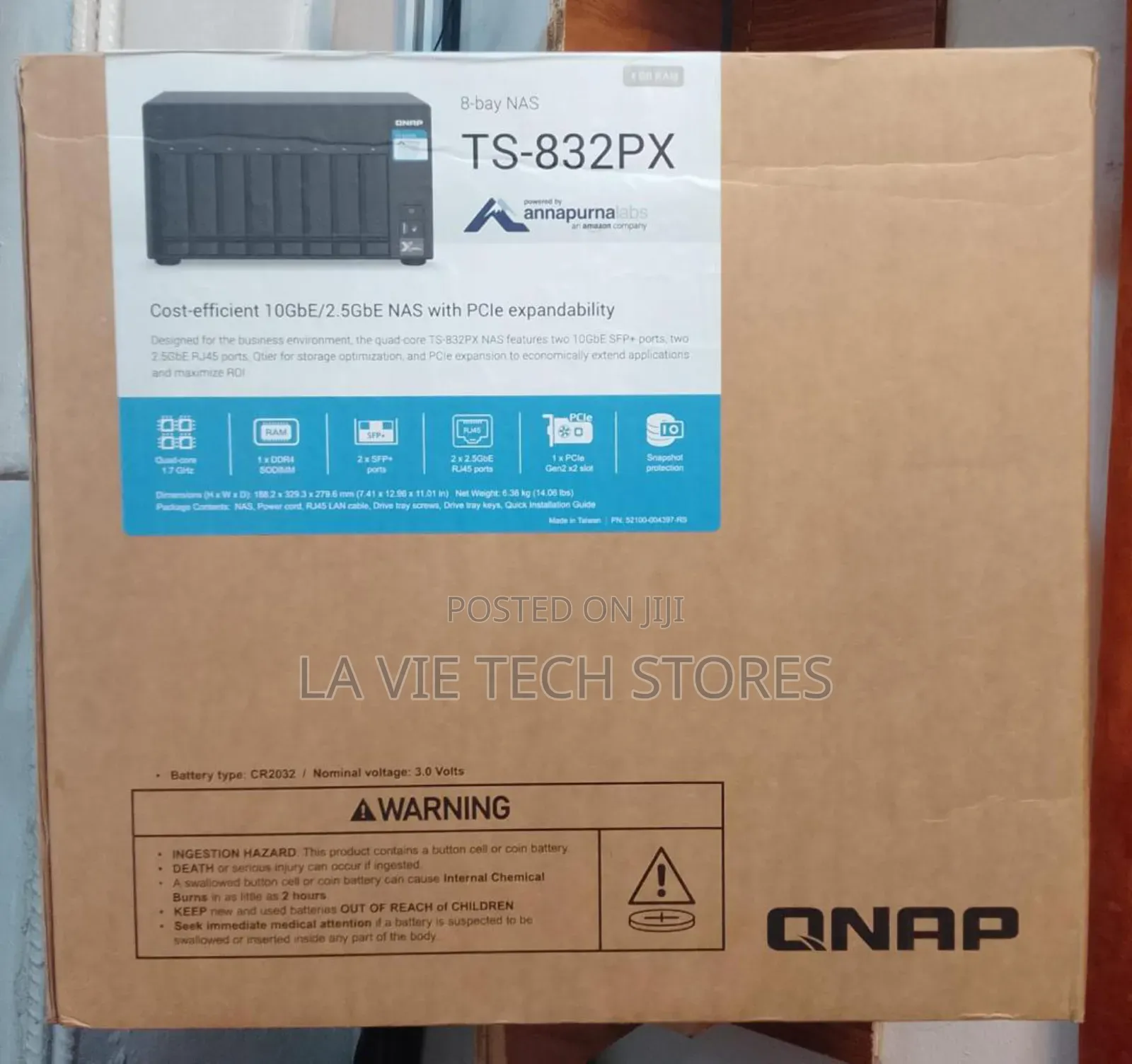 Qnap Ts-832px-4g 8-Bay Nas Enclosure