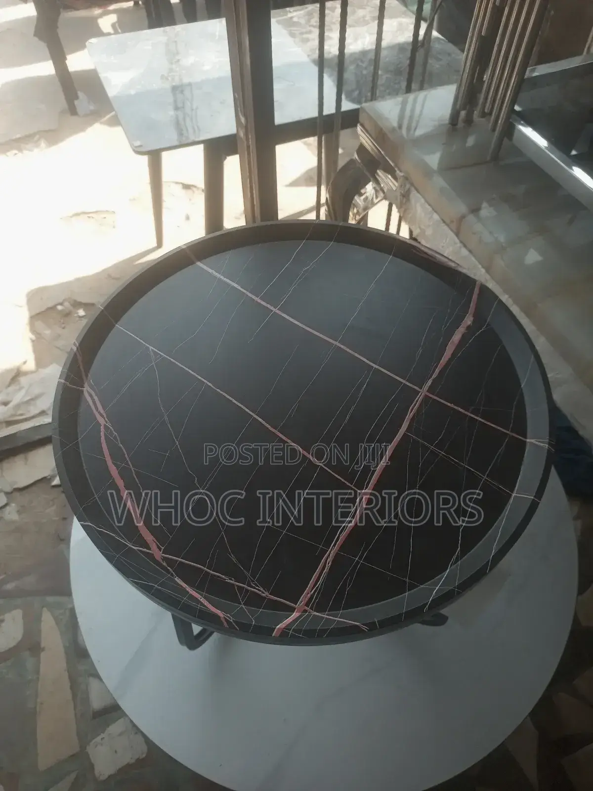 Luxury Center Table With Stool