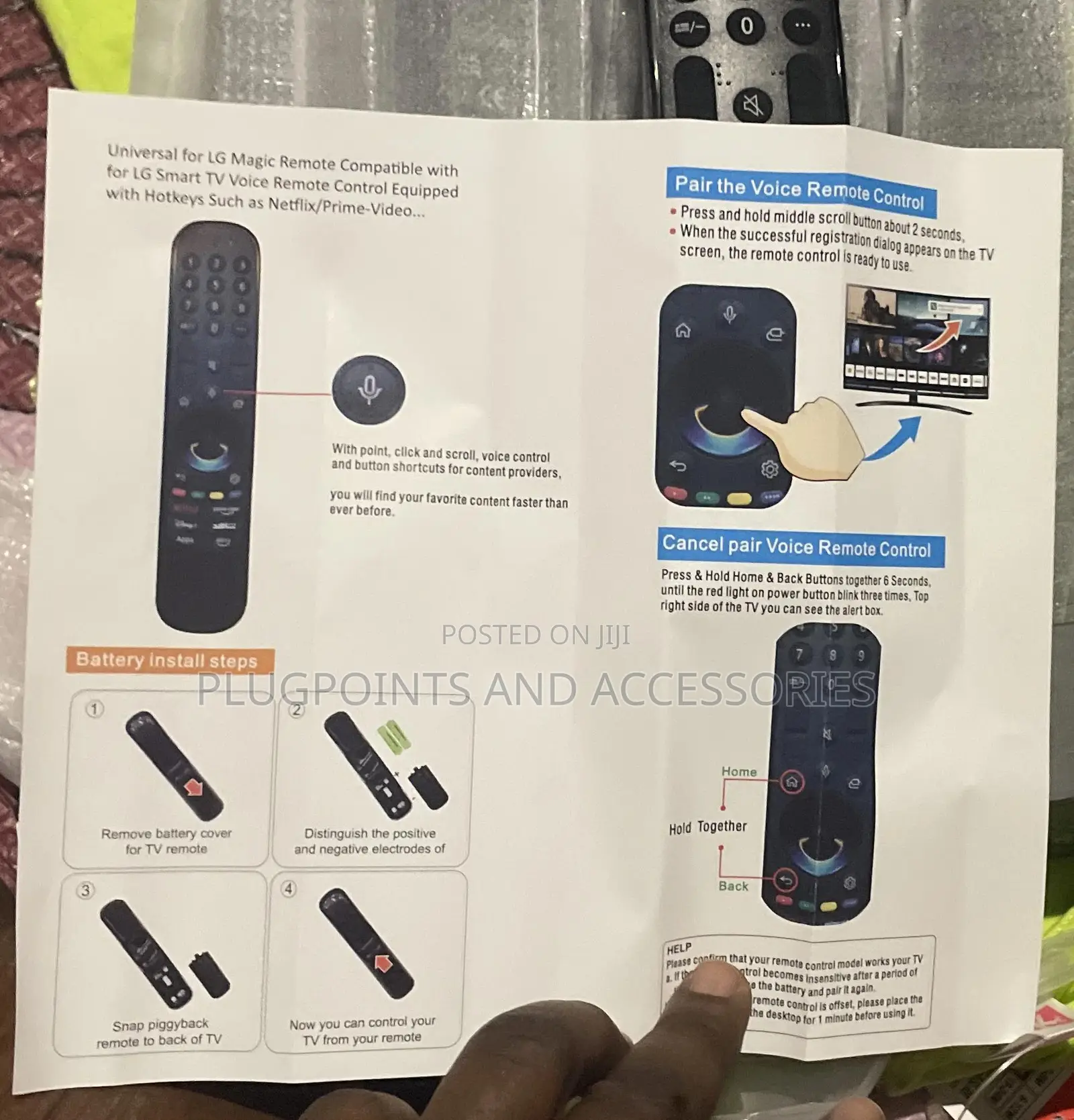 LG Smart TV Magic Remote.