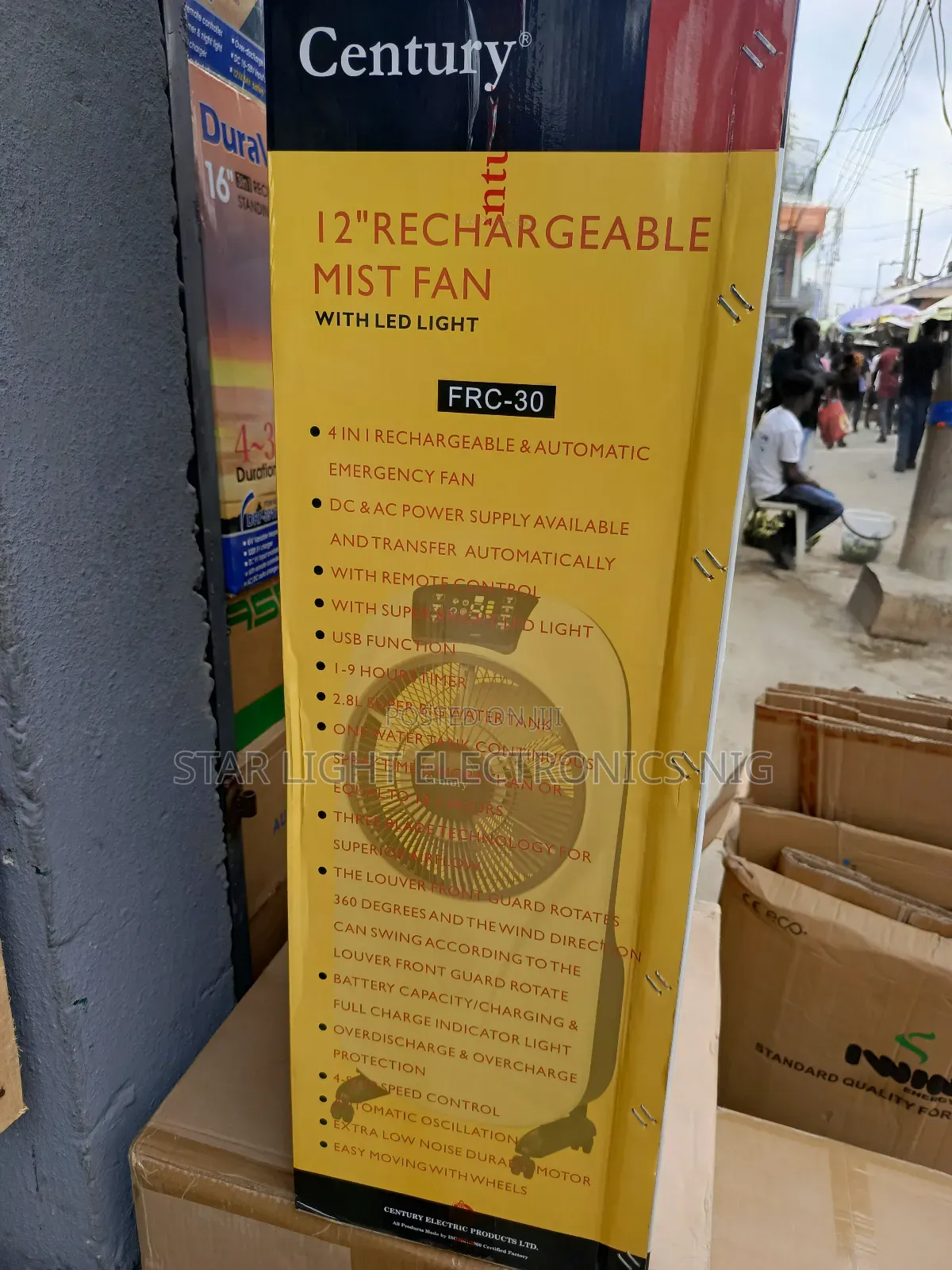 Century Air Cooler Rechargeable