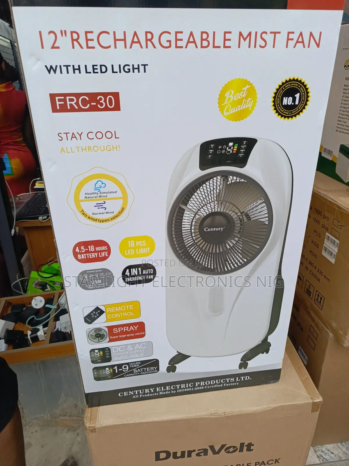 Century Air Cooler Rechargeable