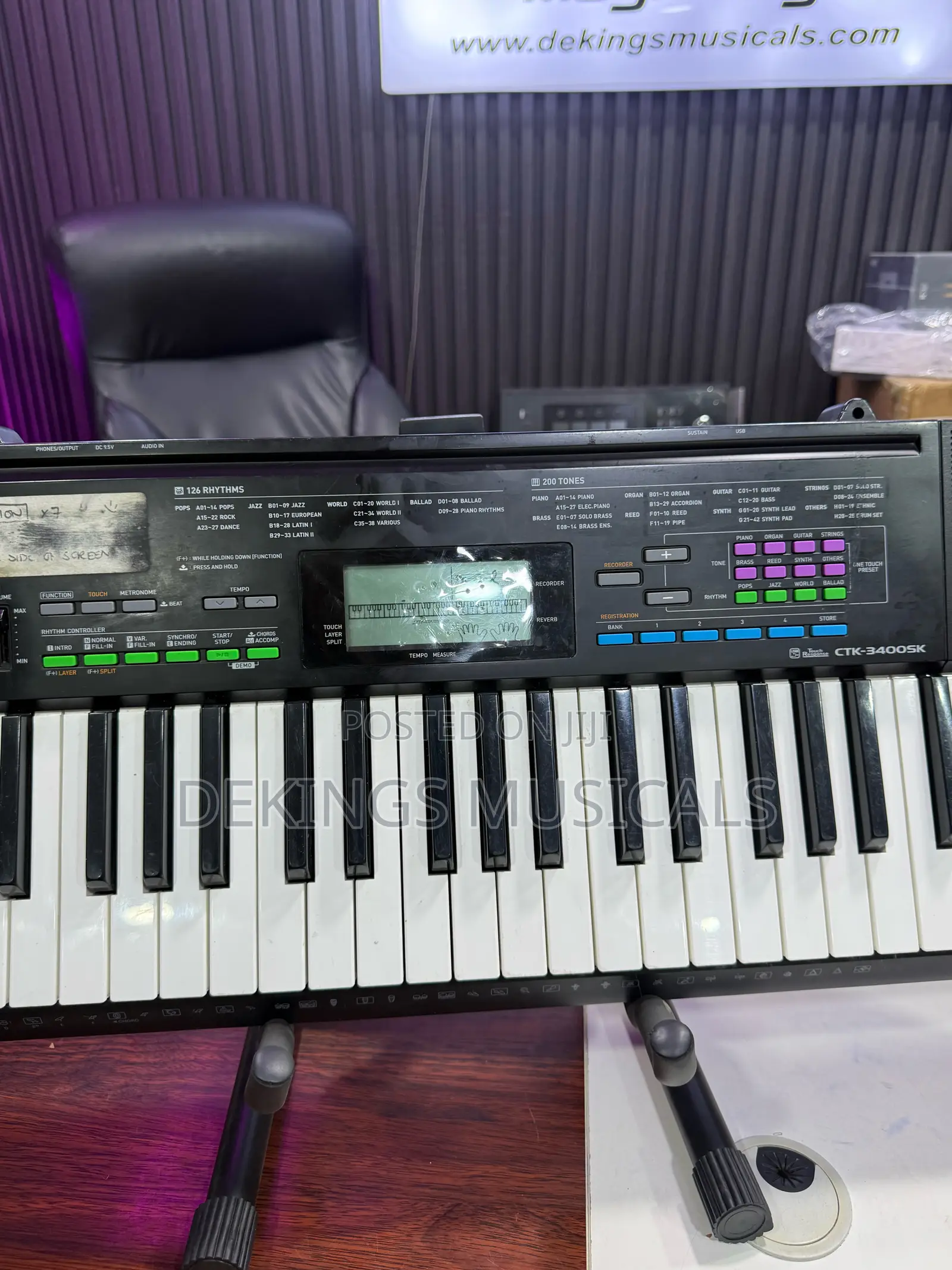 Casio Keyboard Ctk-3400sk - Used Keyboard