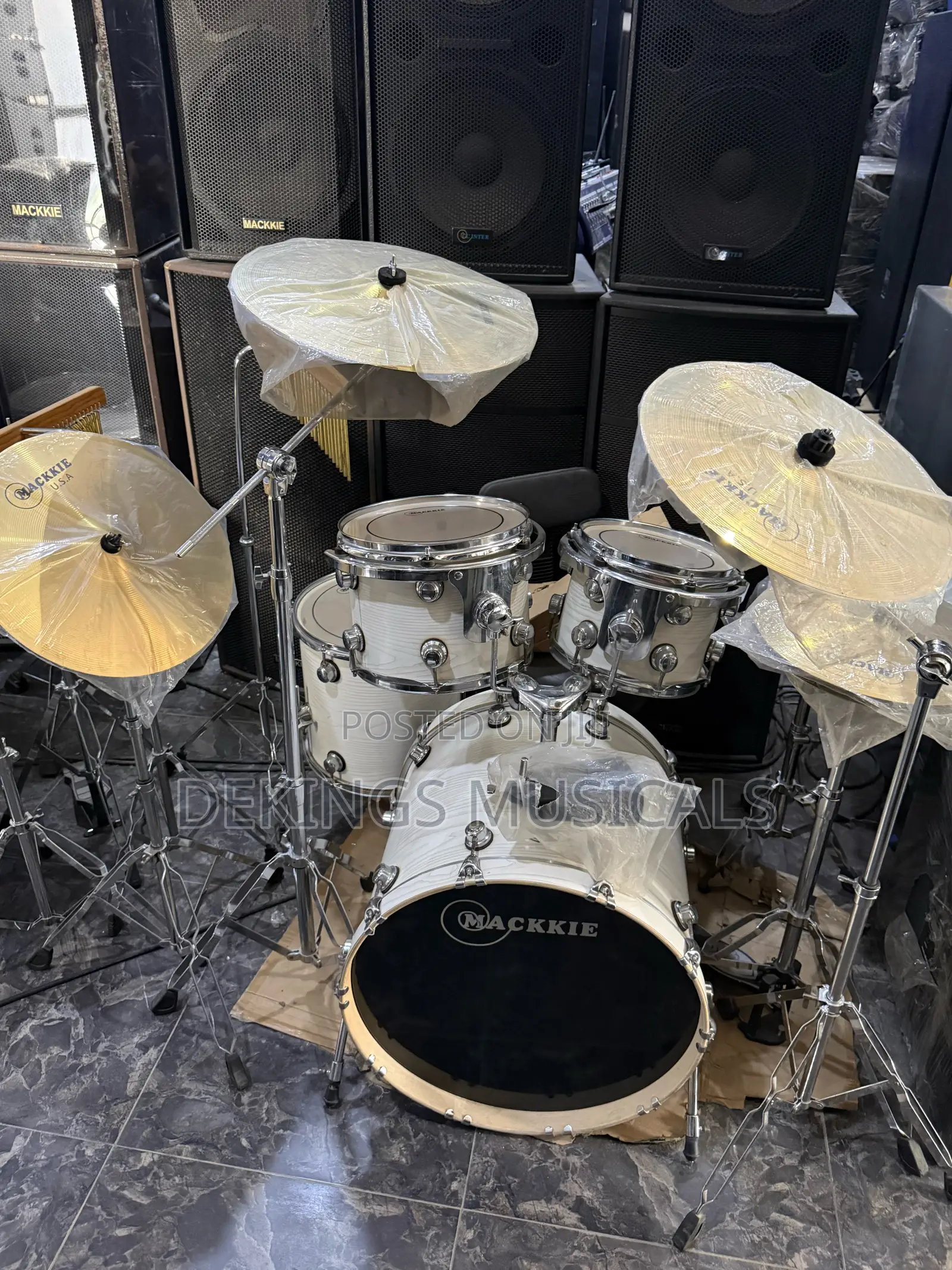 Mackie 5-piece Drum Set - Mackkie 5 Set Drum