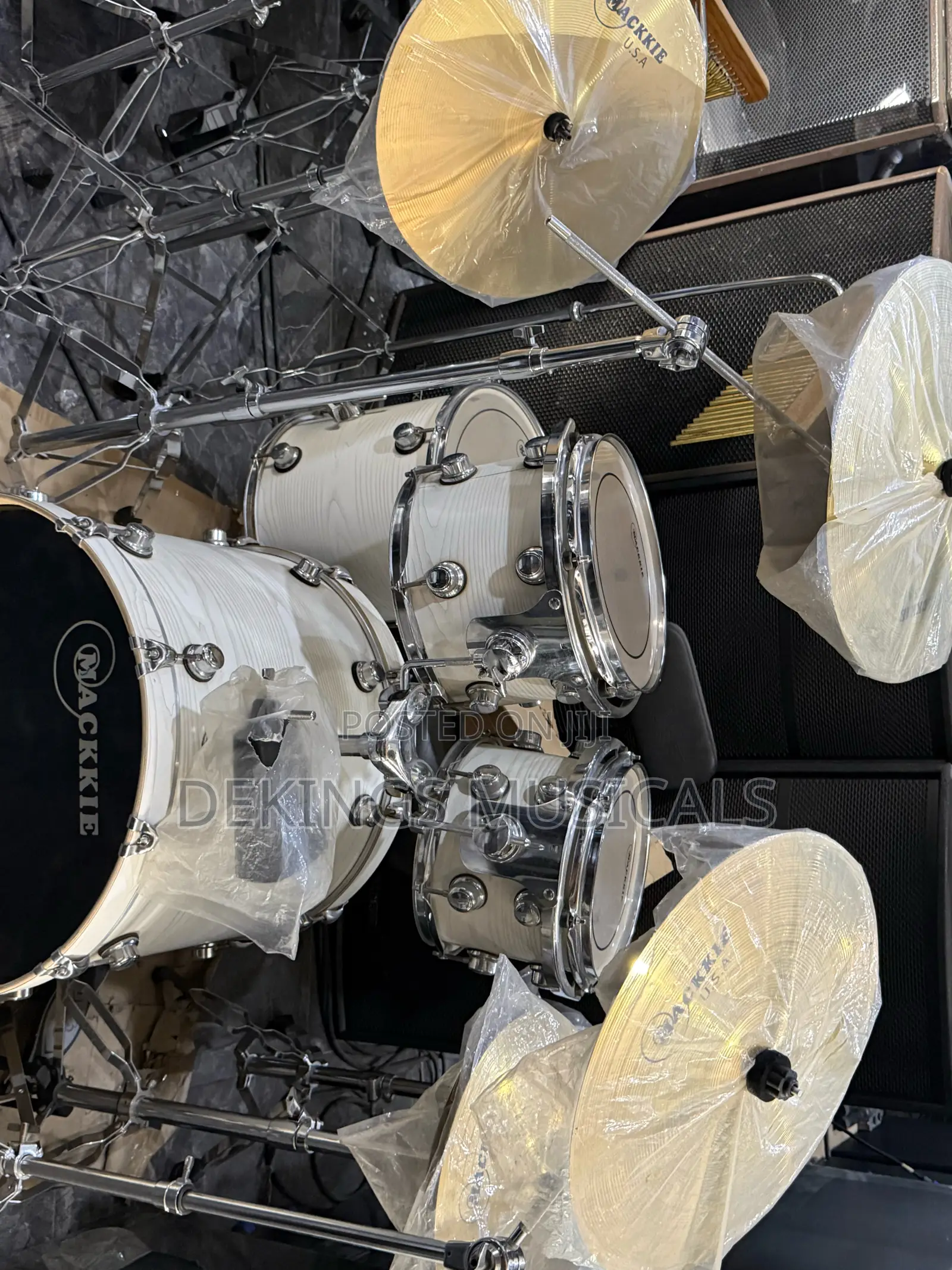 Mackie 5-piece Drum Set - Mackkie 5 Set Drum