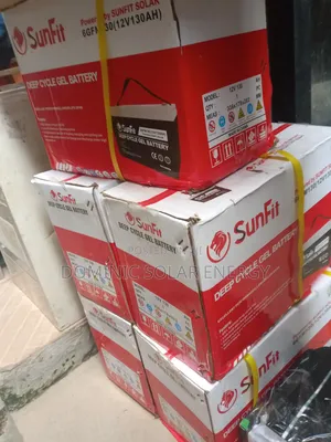 12v/130ah Sunfit Deep Cycle Gel Battery