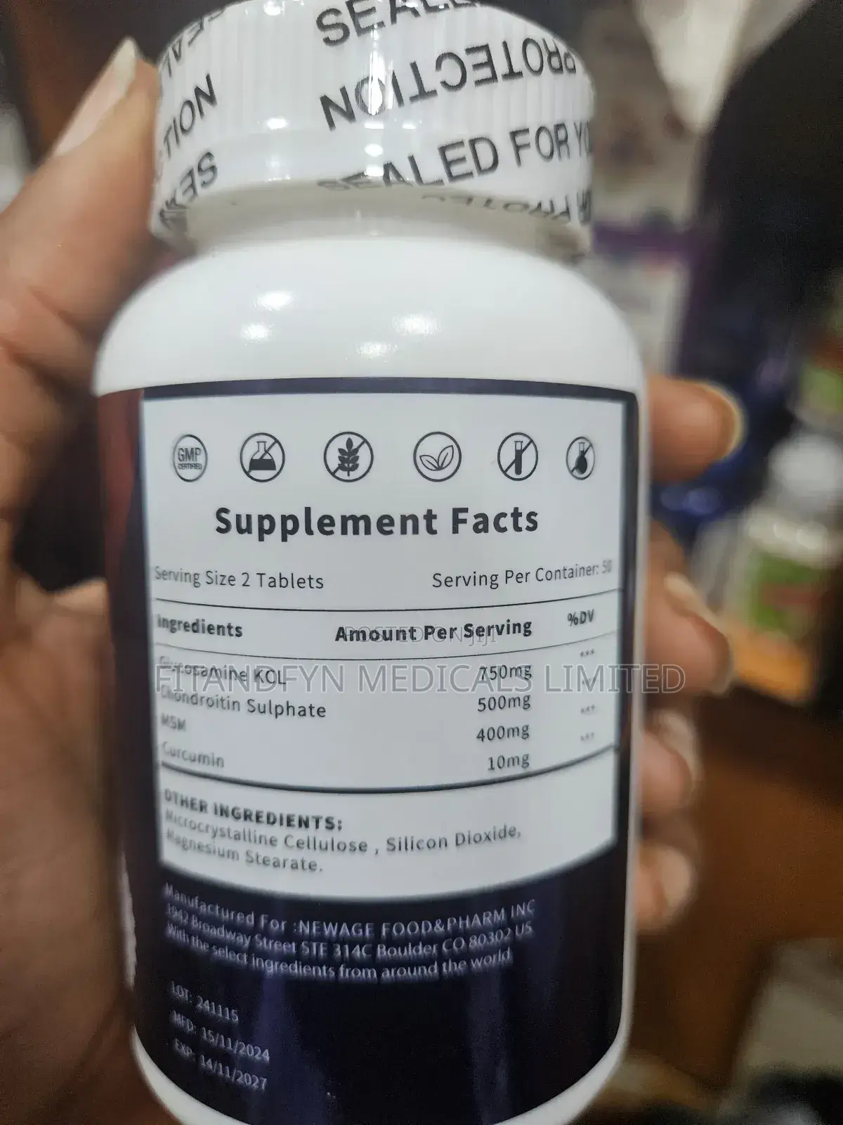 New Age Glucosamine & Chondroitin Sulphate With Msm