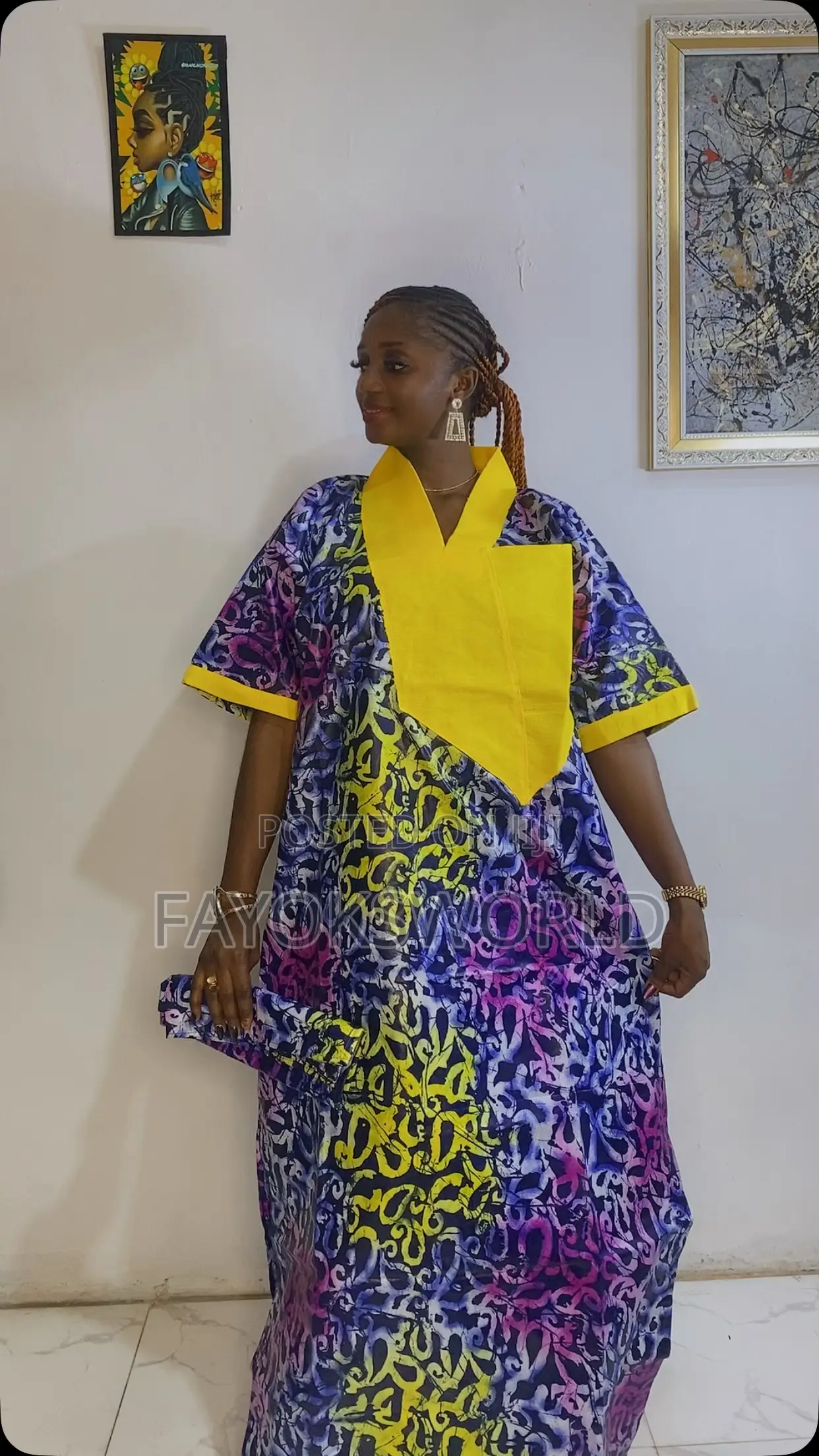 Kampala Asooke Long Gown