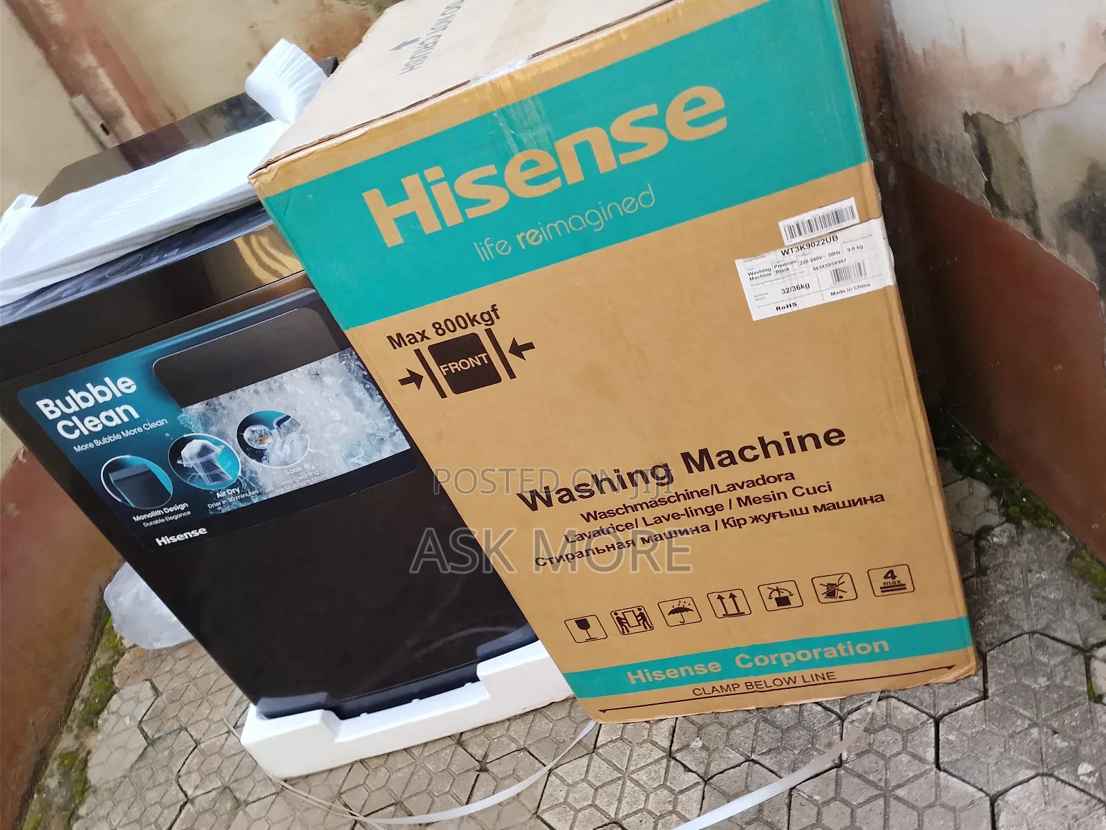 Hisense Multi-Purpose 9kg Washing Machine