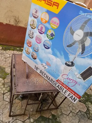 Remote Control Qasa 18inch Rechargeable Standing Fan
