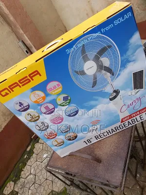 Last Longing Remote Control Qasa 18inch Rechargeable Fan + Led Light