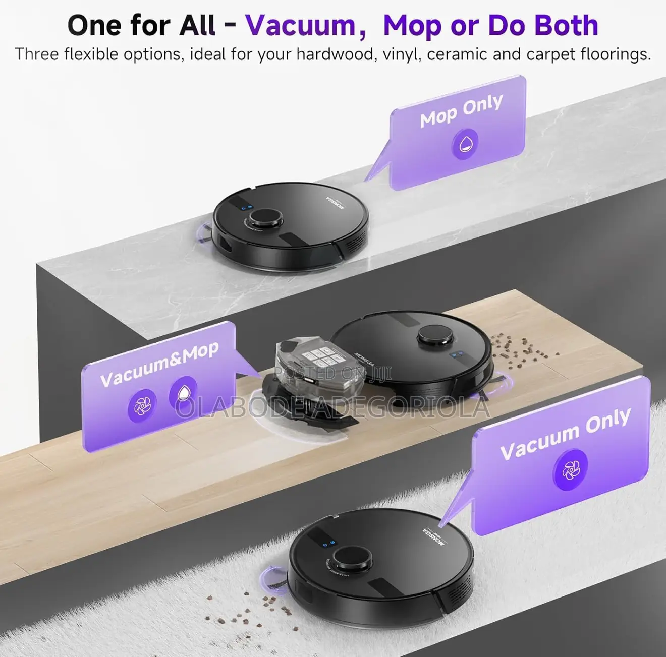 Robot Vacuums And Mop, Self-emptying Lidar Robotic Vacuum