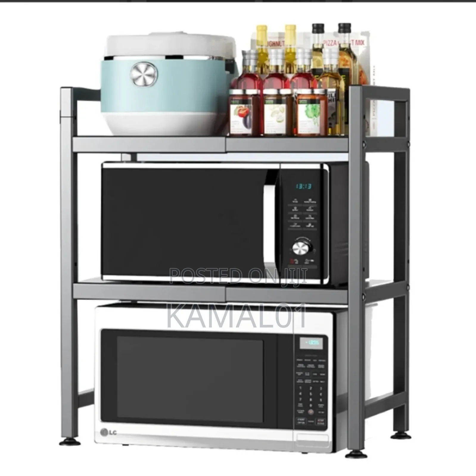 3-Tier Kitchen Extendable Microwave Oven Stand