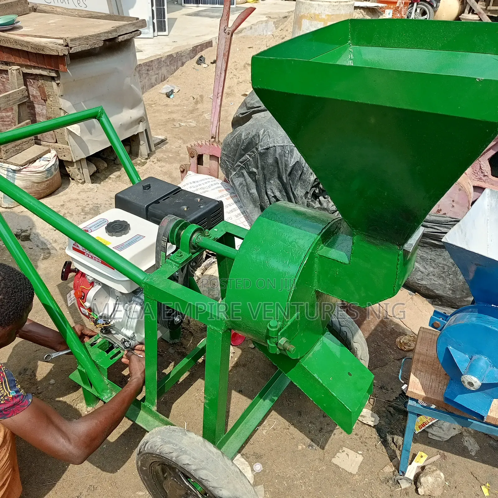 Mobile Palm Kernel Cracker
