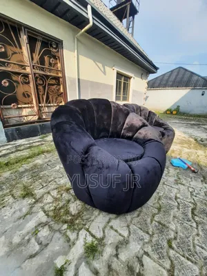 Black L Shape and One Single Chair