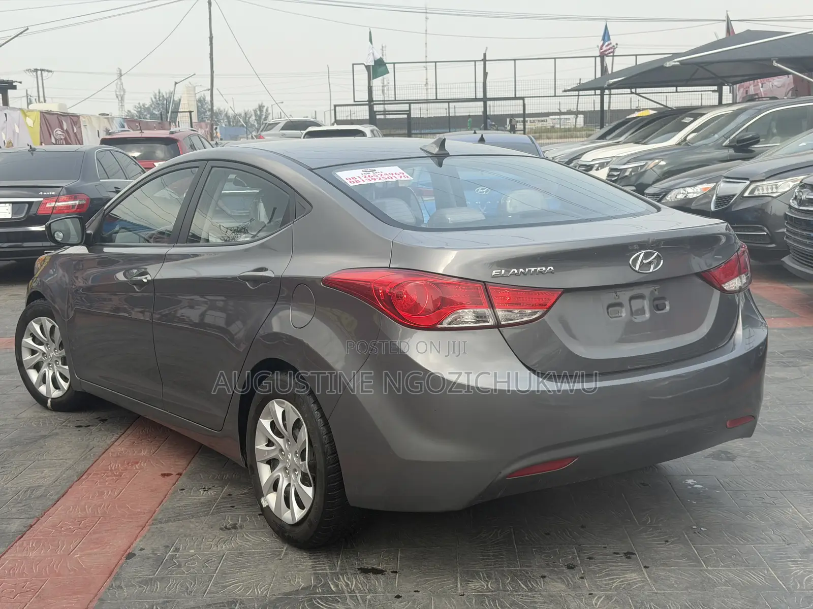 Hyundai Elantra GLS Automatic 2012 Gray