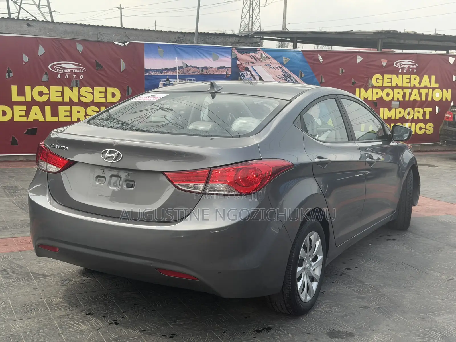 Hyundai Elantra GLS Automatic 2012 Gray