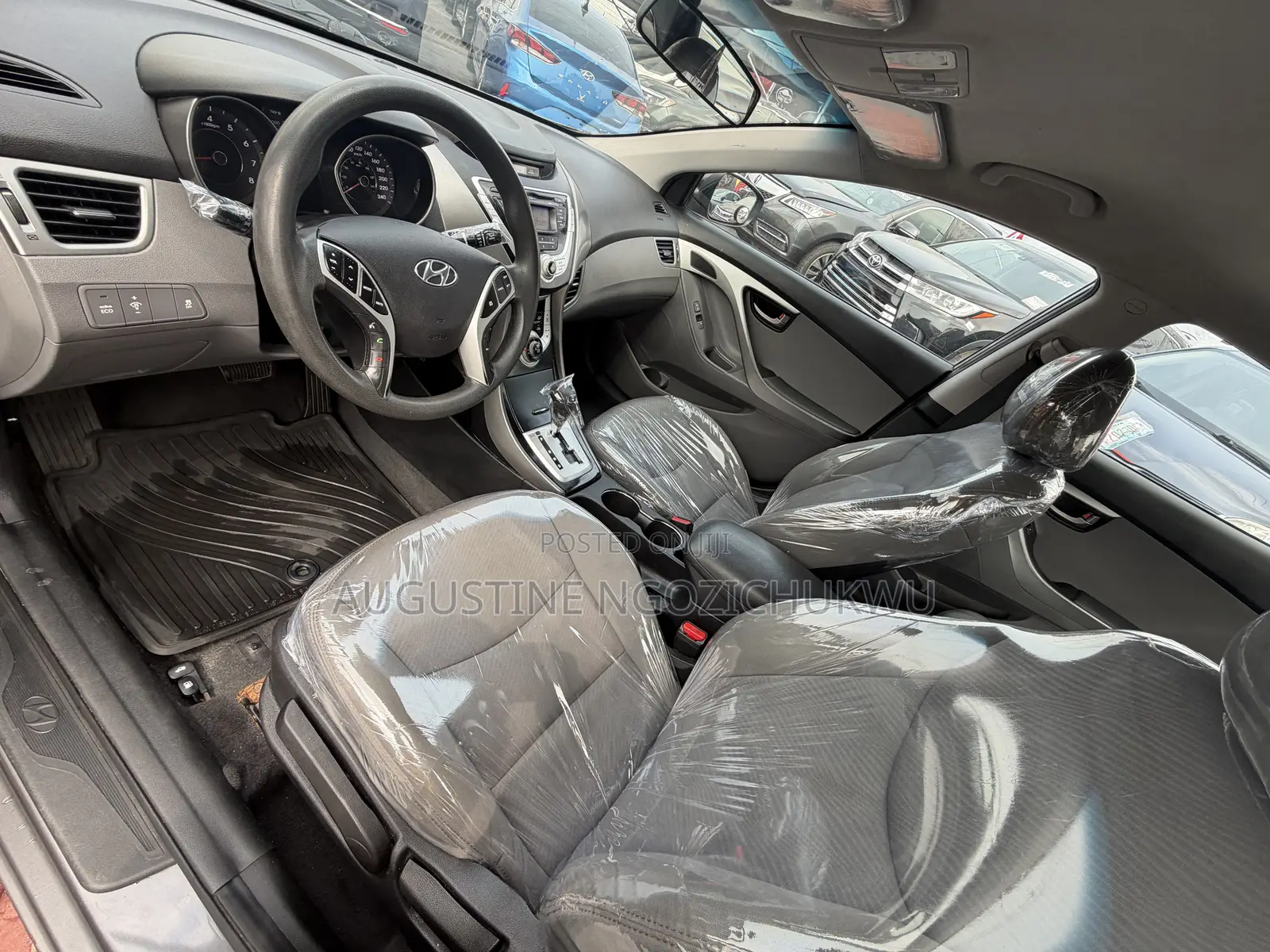 Hyundai Elantra GLS Automatic 2012 Gray