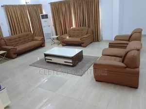 Quality Set of Leather Sofa Chair by 7 Seaters
