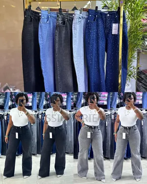 Turkish Luxury Stone Denim Chics Stone Jean Full Length