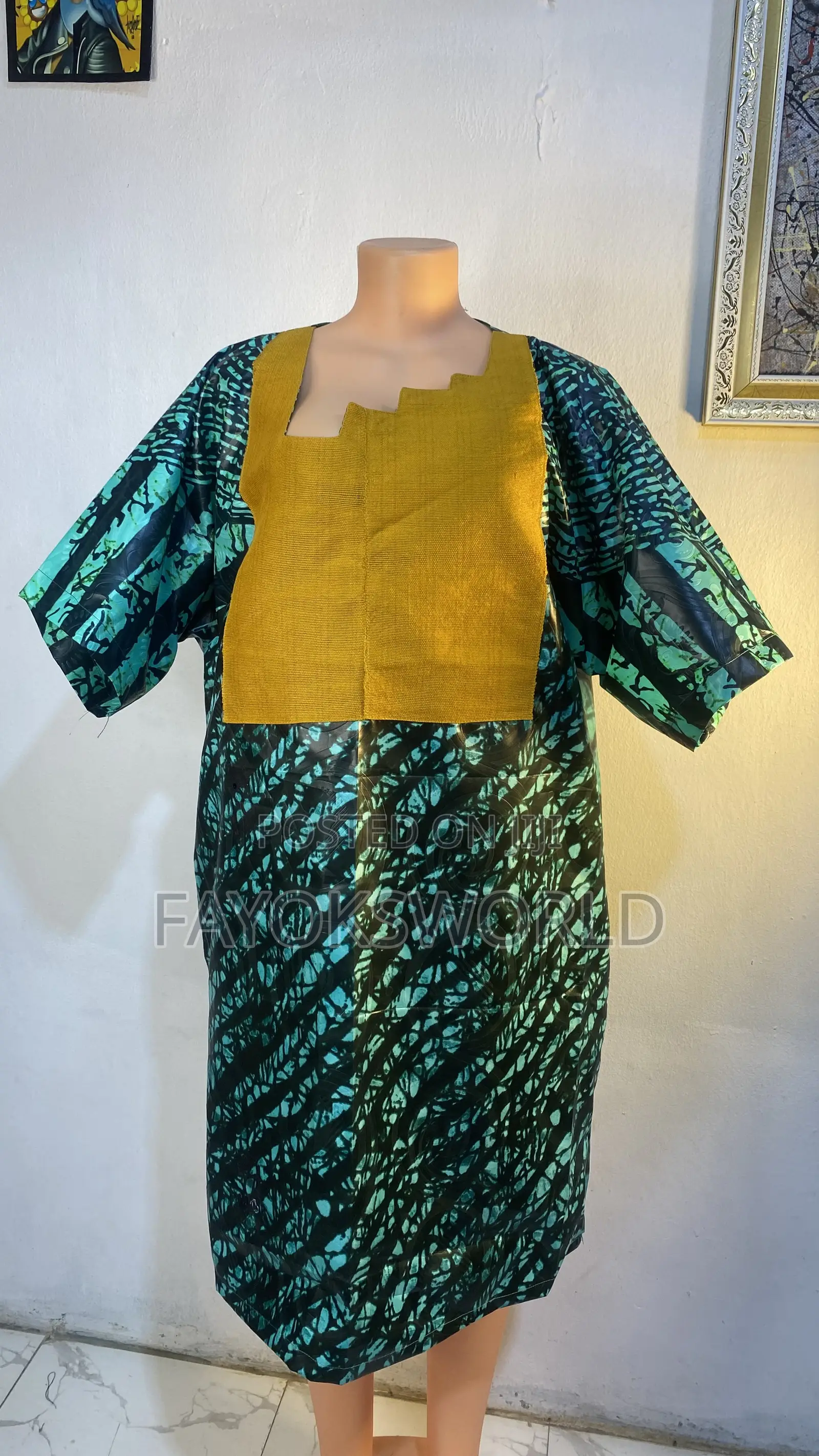 Short Kampala Patches Gowns