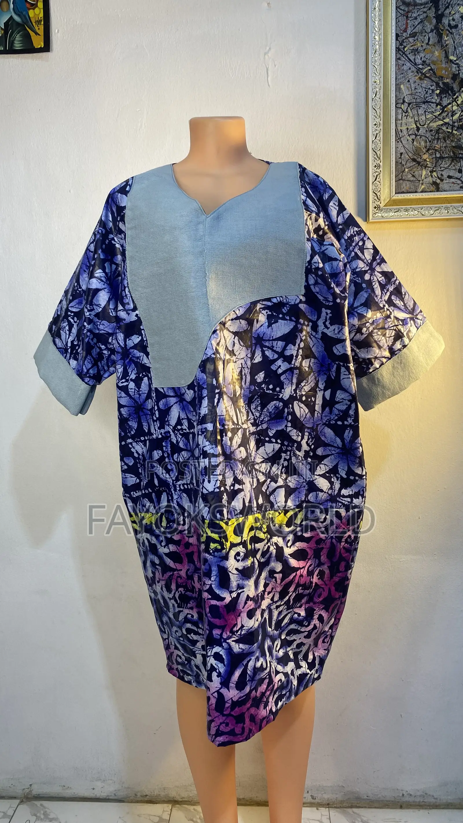 Short Kampala Patches Gowns