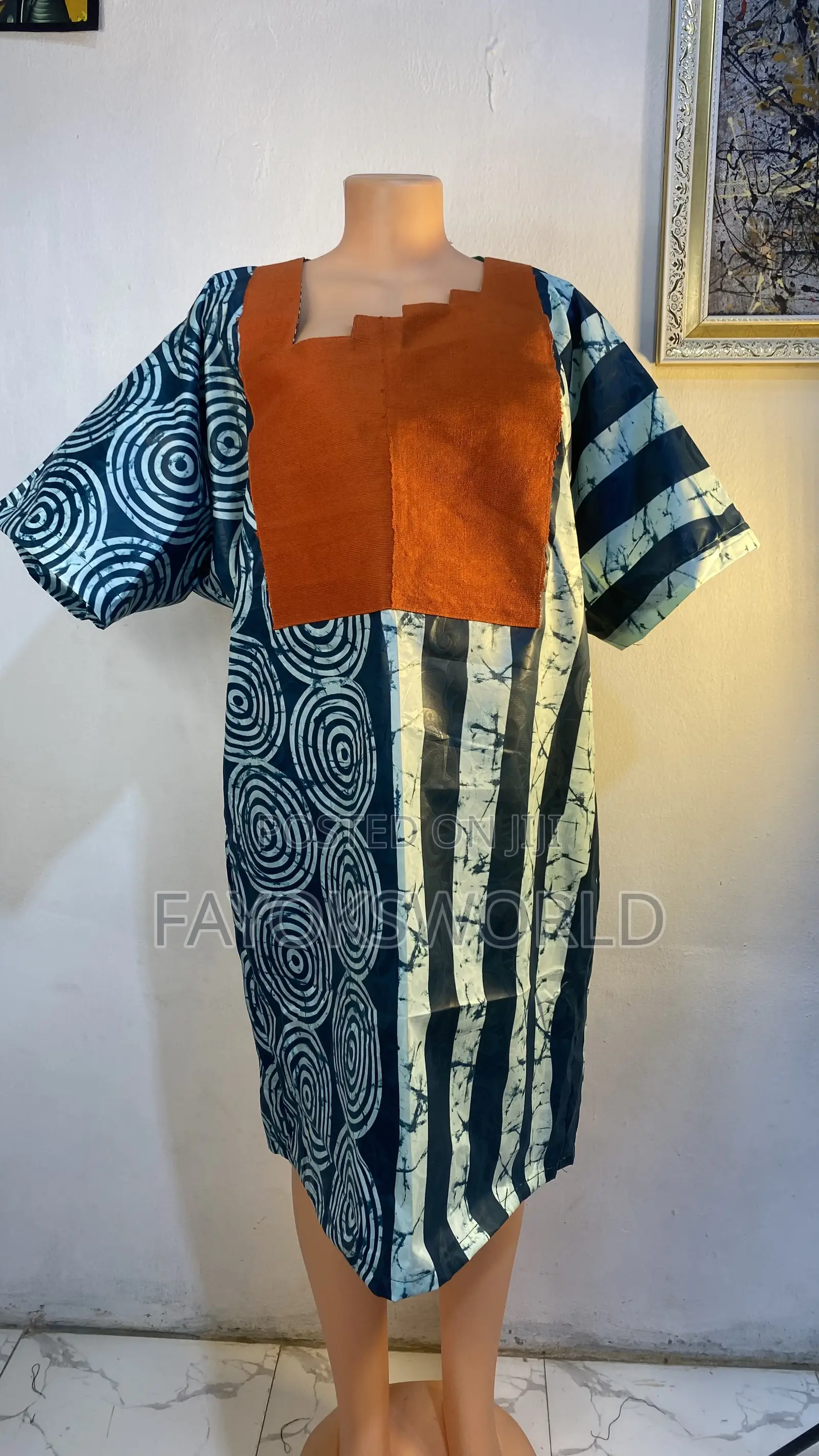 Short Kampala Patches Gowns