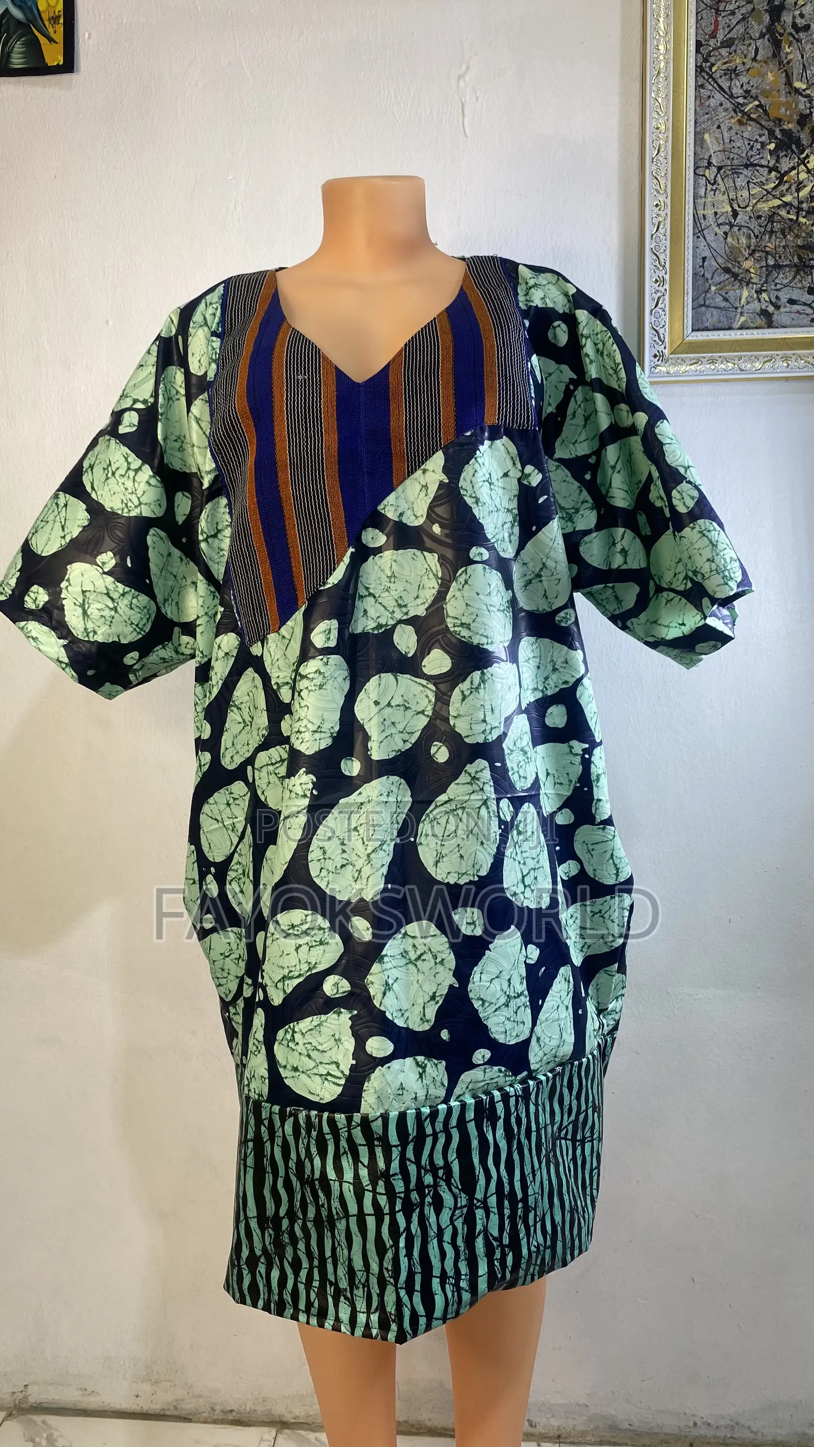 Short Kampala Patches Gowns