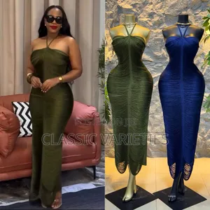Luxury Bandage Fringe Dress.