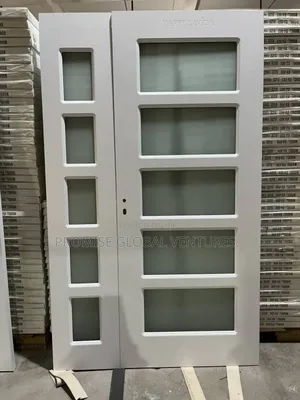 4ft Wooden Door With Glass