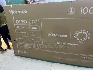 Hisense 100′′ Ai Qled Smart Led Tv 144hz HDR Dolby Iq 100q7q