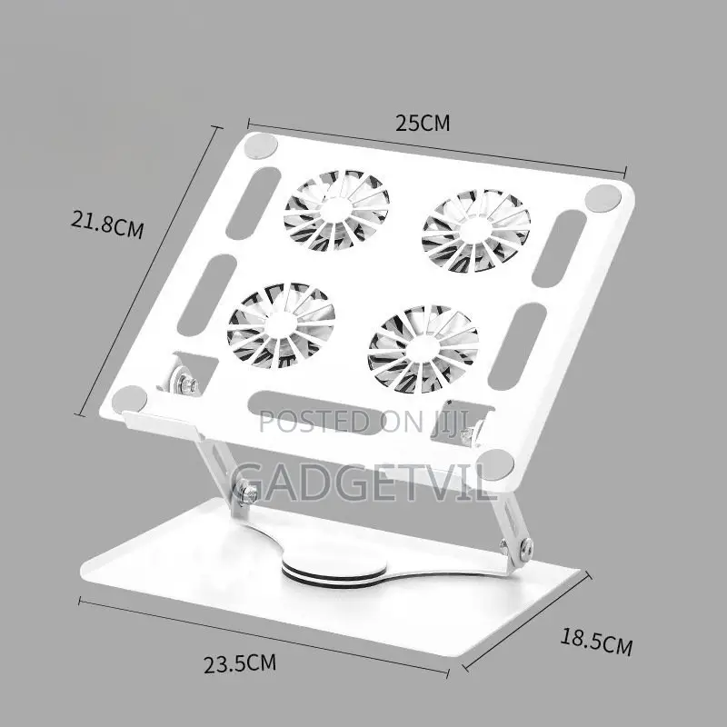 Adjustable Cooling Fan Laptop Stand