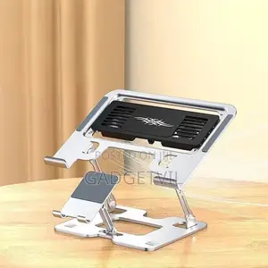 Adjustable Cooling Fan Laptop Stand