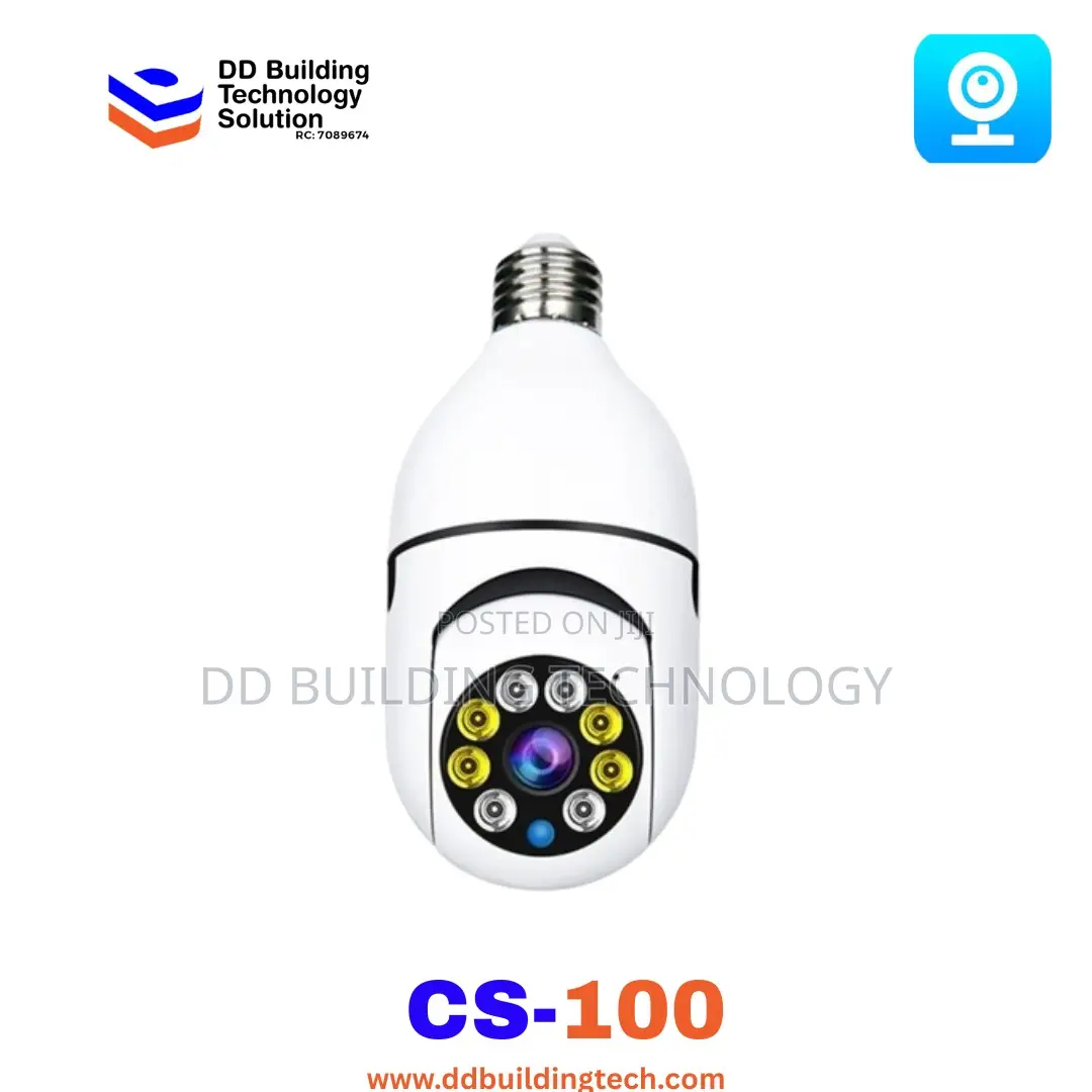 Wifi V380 Single Lens PTZ Bulb Camera