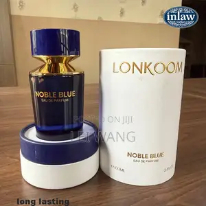 Lonkoom Noble Blue Floral Fruity, Long Lasting Fragrance Women 100ml