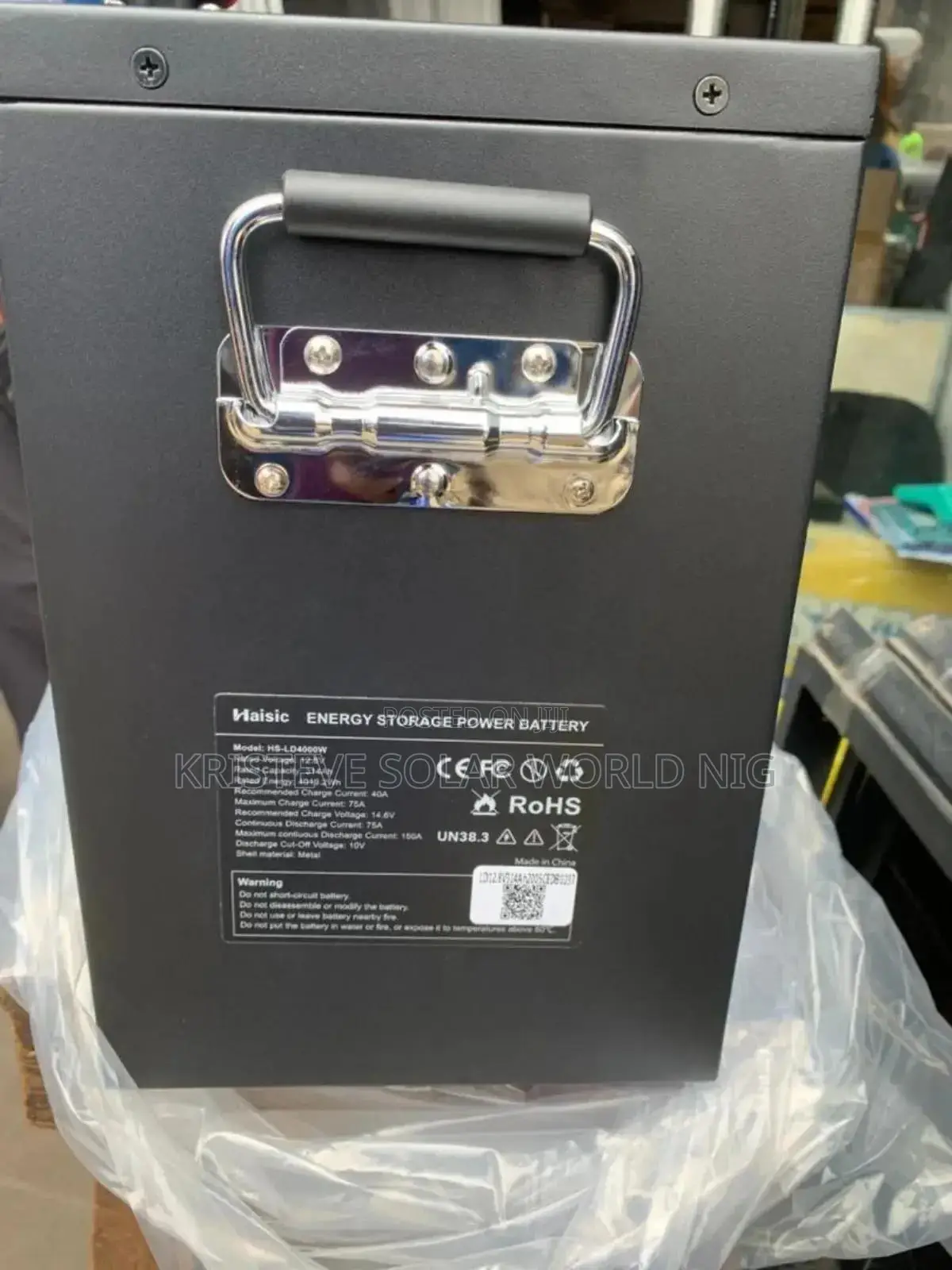 4kwh Haisic Lithium-ion Battery (Reliable Long-lasting)