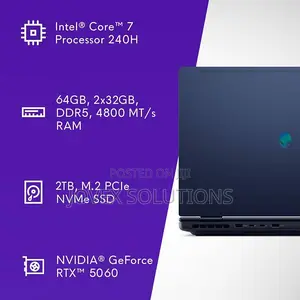 New Laptop Alienware Area-51m 64GB Intel Core Ultra 7 SSD 2T