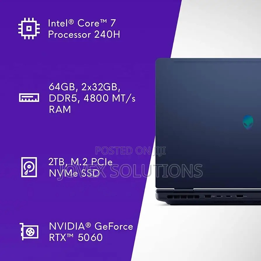 New Laptop Alienware Area-51m 64GB Intel Core Ultra 7 SSD 2T