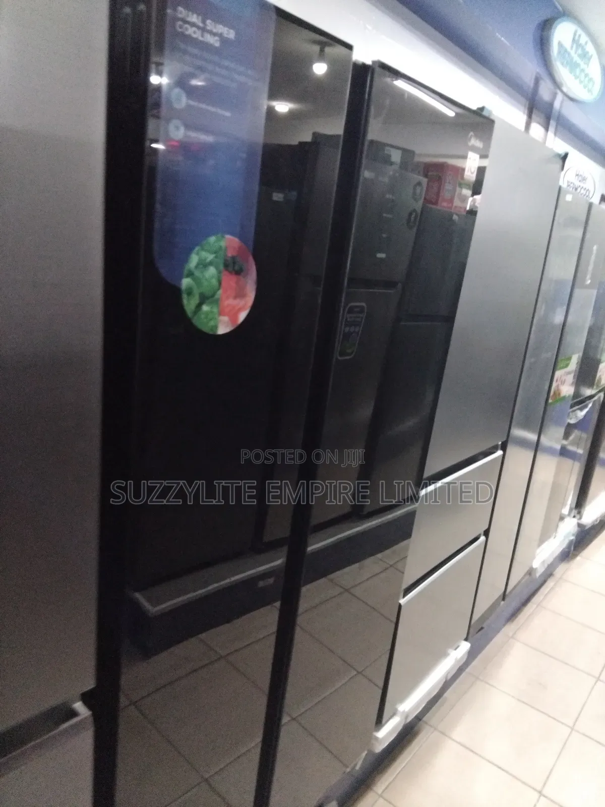 Midea Side By Side Refrigerator 510 Liters  Energy Saving