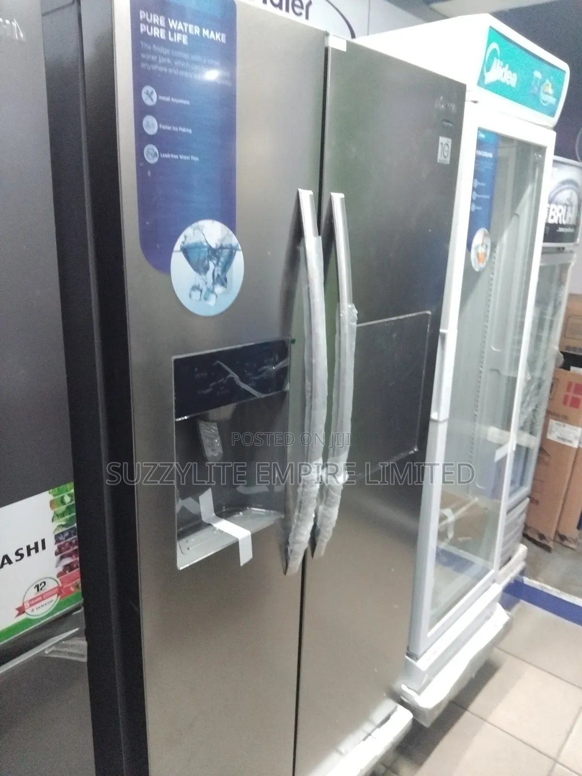 Midea Side By Side Refrigerator With Dispenser